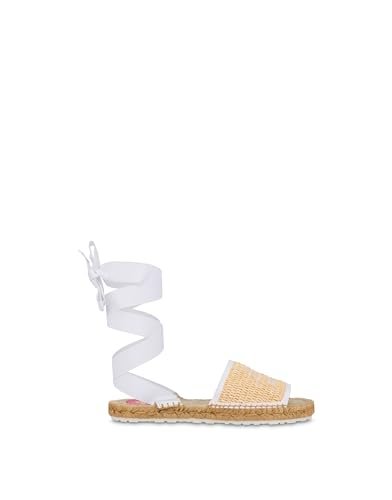 Love Moschino JA16222G0MJR110A, kapcie damskie, naturalne, 37 EU, Naturalna, 37 EU