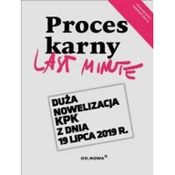Prawo - Last Minute Proces Karny 07 2019 Bogusław Gąszcz - miniaturka - grafika 1