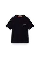Koszulki męskie - t-shirt uomo napapijri s-fanes np0a88se 9411 black beuty - miniaturka - grafika 1