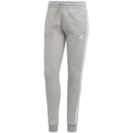 Spodnie damskie - Spodnie damskie adidas Essentials 3-Stripes Fleece szare IL3282 L - miniaturka - grafika 1