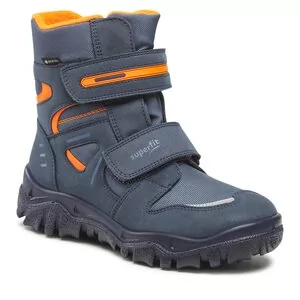 Buty dla dziewczynek - Śniegowce Superfit - GORE-TEX 1-809080-8010 D Blau/Orange - grafika 1