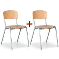 Fotele i krzesła biurowe - B2B Partner Krzesło uniwersalne 1+1 GRATIS 476025 - miniaturka - grafika 1