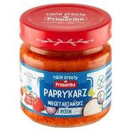 Produkty wegańskie i wegetariańskie - Primavika Paprykarz wegetariański z ryżem 160 g - miniaturka - grafika 1