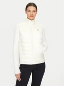 Kamizelki damskie - Guess Jeans Bezrękawnik W4YN11 WG922 Écru Regular Fit - miniaturka - grafika 1