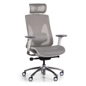 Fotele i krzesła biurowe - B2B Partner Krzesło biurowe COMFORTE, szare 902001 - miniaturka - grafika 1