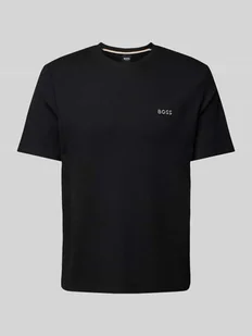 T-shirt z wyhaftowanym logo - Koszulki męskie - miniaturka - grafika 1