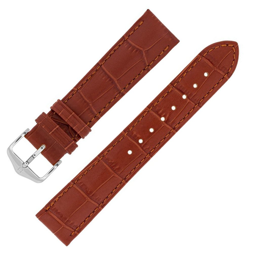 Pasek do zegarka Hirsch 01028070-2-22 brązowy 22mm