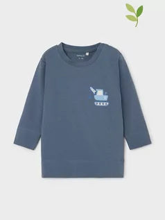 Bluzy i sweterki niemowlęce - Name it Koszulka "Oles" w kolorze niebieskim - grafika 1