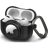 Akcesoria do słuchawek - Etui Spigen Tag Armor Duo Airpods Pro 1 / 2 & Airtag Black - miniaturka - grafika 1