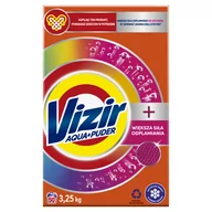 Środki do prania - Vizir Proszek do prania z dodatkową mocą usuwania plam z kolorowych ubrań, 50 prań, 3.25kg - miniaturka - grafika 1