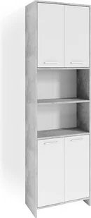 Vicco Szafka łazienkowa Maris, 56.1 x 190 cm, Beton/Biały - Szafki łazienkowe - miniaturka - grafika 1