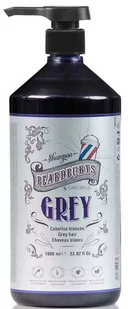 Beardburys Beardburys Grey Szampon do włosów siwych i szpakowatych 1000ml 16202 - Szampony dla mężczyzn - miniaturka - grafika 1