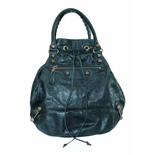 Torebki damskie - Balenciaga Vintage, Pre-owned Giant 12 Pompon Bag Niebieski, female, - grafika 1