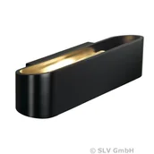 Lampy ścienne - Spotline OSSA 300 LED ścienna, owalna, Zielony mat, R7s 118mm, max. 120W, up/down (151410) - miniaturka - grafika 1