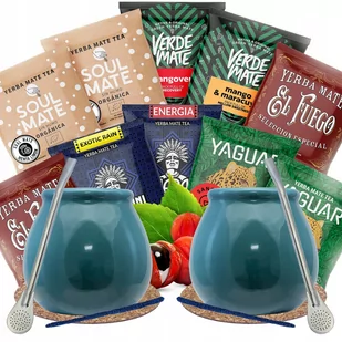 Zestaw 500g Yerba Mate 10 x 50 g dla dwojga - Yerba Mate - miniaturka - grafika 1