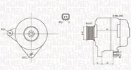 Alternatory - Alternator Magneti Marelli 063731959010 - miniaturka - grafika 1