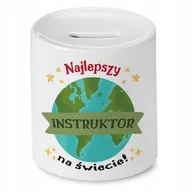 Skarbonki - Dla Instruktora Skarbonka na Urodziny na Prezent z Nadrukiem ze Zdjęciem + Opakowanie na prezent (wzór 03) - miniaturka - grafika 1