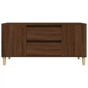 Lumarko Szafka pod TV, brązowy dąb, 102x44,5x50 cm - Szafki RTV - miniaturka - grafika 8