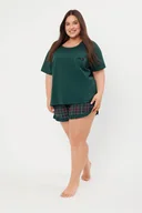 Piżamy damskie - Foggia piżama damska krótki rękaw, krótkie spodnie - Italian Fashion - miniaturka - grafika 1