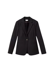 TOM TAILOR blezer damski, 14482 – Deep Black, 40 - Marynarki i żakiety damskie - miniaturka - grafika 1