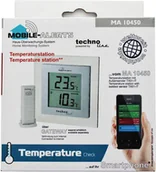 Stacje pogodowe - Stacja temperatury z czujnikiem wewnętrznym i zewnętrznym, domowy system monitorowania temperatury - miniaturka - grafika 1