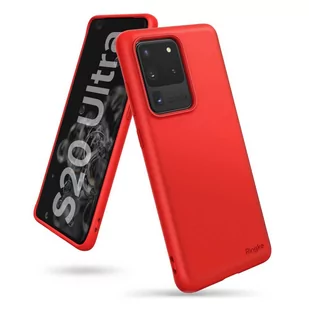 Ringke Air S ultracienkie żelowe etui pokrowiec Samsung Galaxy S20 Ultra czerwony (ADSG0021) - Etui i futerały do telefonów - miniaturka - grafika 1