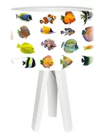Lampy stojące - Macodesign Lampa biurkowa Kolorowe rybki mini-foto-071w, 60 W - miniaturka - grafika 1