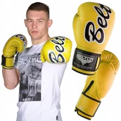 Rękawice bokserskie - Beltor Rękawice bokserskie VICTOUS żółty 10 oz BEL/548#ZOL - miniaturka - grafika 1