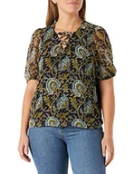 Koszulki i topy damskie - NAF Damska koszulka z napisem"Lemeridian T1", Meridian Granatowy, XS - miniaturka - grafika 1