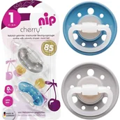 Smoczki uspokajające - Nip 38476-51 Smoczek Dziecięcy Dwupak Wiek 0-6M Kolor Ciemnoniebieski I Szary - miniaturka - grafika 1