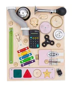 Zabawki zręcznościowe - Inny producent, Tablica Manipulacyjna, średnia, różowa - miniaturka - grafika 1