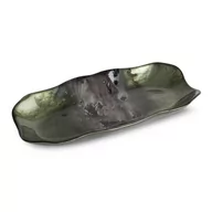 Figurki dekoracyjne - EUROFIRANY Misa ceramiczna 34 cm zielona - miniaturka - grafika 1