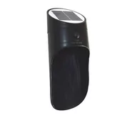 Lampy ogrodowe - LED Kinkiet solarny z czujnikiem PALESA LED/1W IP65 czarny - miniaturka - grafika 1