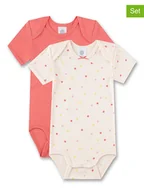 Body dla niemowląt - Sanetta Body (2 szt.) w kolorze białym i czerwonym - miniaturka - grafika 1