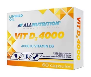 ALLNUTRITION Allnutrition Witamina D3 4000 60 k ALL0744 - Witaminy i minerały - miniaturka - grafika 1