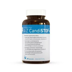 A-Z Medica CandiSTOP+ 60kaps. - Witaminy i minerały - miniaturka - grafika 1