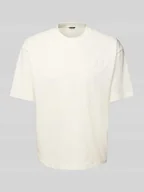 Koszulki męskie - T-shirt z detalem z logo - miniaturka - grafika 1