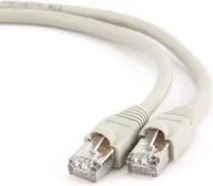 Patchcordy - Gembird Kabel krosowy patchcord F/UTP kat. 6 szary 10m Z07500 - miniaturka - grafika 1