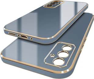 Etui do Samsung Galaxy A55 A55 5G GOLDEDGE CASE GLAMOUR PLECKI + Szkło 9H - Etui i futerały do telefonów - miniaturka - grafika 1