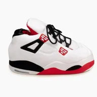 Kapcie damskie - Kapcie Pluszowe białe inspirowane nike jordan 4 r. 35-44 - miniaturka - grafika 1