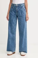 Spodnie damskie - Pepe Jeans jeansy damskie kolor niebieski PL2050884 - miniaturka - grafika 1