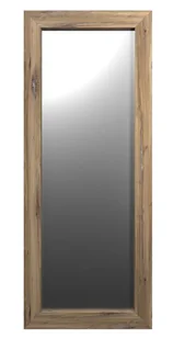 Prostokątne Lustro Na Ścianę Dąb Z Elementami Srebra Z8-C05 - Lustra - miniaturka - grafika 1