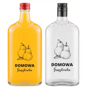 Butelka na gruszkówkę z nadrukiem - Klasyk 500ml - Domowy wyrób alkoholu - miniaturka - grafika 1