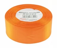 Pasmanteria - Brewis Wstążka dekoracyjna satynowa 38mm/32m pomarańczowa 25 - miniaturka - grafika 1