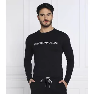 Emporio Armani Longsleeve | Slim Fit - Koszulki męskie - miniaturka - grafika 1