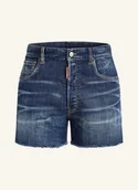 Spodenki damskie - dsquared2 Szorty Jeansowe blau - miniaturka - grafika 1
