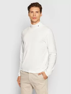 Swetry męskie - Tommy Hilfiger Golf Roll Neck MW0MW21009 Biały Regular Fit - grafika 1