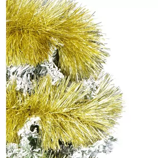 Girlanda łańcuch na choinkę 150mm złoty 2,8m - Oświetlenie świąteczne - miniaturka - grafika 1