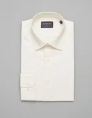 Koszule męskie - koszula simeria 00376 długi rękaw ecru slim fit - miniaturka - grafika 1