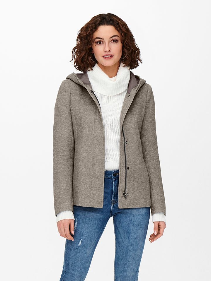 ONLY Kurtka przejściowa w kolorze szarobrązowym